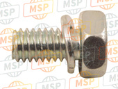 90002PA6003, BOLT-WASHER, 4X8(Denso), Honda, 2