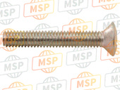 93700040250A, Screw, Oval, 4X25, Honda, 2