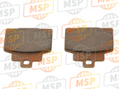 1C000818, Brake Pads Couple, Piaggio, 2