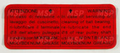 483510, Name plate, Gilera