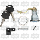 497577, Achterkoffer Slot Kit, Piaggio, 2