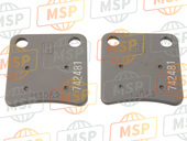 649830, Rem Pads Koppel, Piaggio, 2