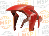 85191700XR2, Front Mudguard. Red, Aprilia