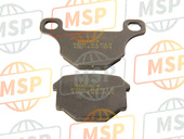 866692, Rear Pads Pair, Piaggio, 2