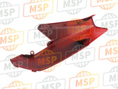 89599600XR4, Rh Lucht Duct, Rood, Piaggio, 2