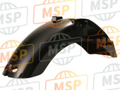 97894600Y02, Achter Mudguard. Zwart, Moto Guzzi