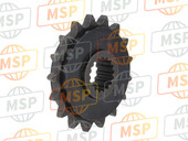 AP0236366, Rubbered Pinion, Aprilia