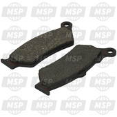 AP8113627, Pads Pair, Piaggio, 1