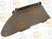 AP8138176, Lh Kant Cover. Zwart, Aprilia