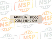 AP8157106, Targhetta Dgm, Aprilia