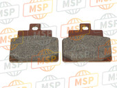 AP8213462, Rear Pads Pair, Aprilia