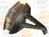 B045611, Low Rear Mudguard, Aprilia