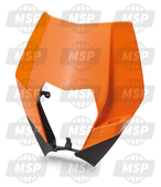 7800800100004, Head Light Mask Orange 08, KTM