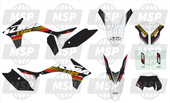 78708990000, Sticker Kit SIX-DAYS Germany, KTM