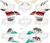 90208999000, Graphic Kit 'Race, KTM, 1