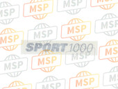 43511201A, Embleem Sport 1000 Zwart, Ducati