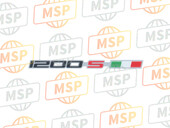 43511451A, Left Sticker, Ducati, 1