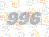 43711021AB, Sticker 996, Ducati, 1