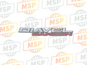 43815611A, Emblema Diavel Carbon Destro, Ducati, 1