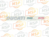 43818961A, Aufkleber Fahne Ita Ducati Linker, Ducati