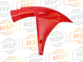 56410181A, Voorspatbord Rood, Ducati, 2