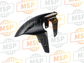 56410421CT, Voorspatbord Gloss Zwart, Ducati