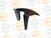 56410421CT, Guardabarros Delantero Negro Lucido, Ducati, 3