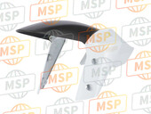 56411061BB, Voorspatbord Wit, Ducati, 1