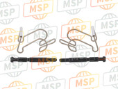 61240221A, Pad Pins Overhaul Set, Ducati