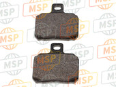 61340211A, Achterrem Pads Set, Ducati, 1