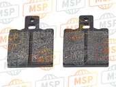 61340541A, Rear Brake Pads Set, Ducati