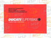 91371141A, Owner'S Manual Ita, Gbr, Fra, Ducati