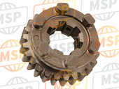 132601388, Gear, Output 5TH, 25T, Kawasaki, 2