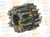 132620991, Gear,Input 3RD&4TH,15T&18T, Kawasaki, 1