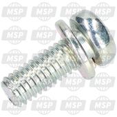 223AA0616, SCREW-PAN-WS-CROS,6X1 Common, Kawasaki, 2