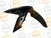 350040318660, FENDER-FRONT,M.S.Black, Kawasaki, 2