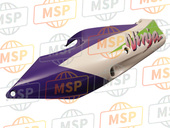 36030543939, COVER-SIDE,Lh,White/violet, Kawasaki, 1