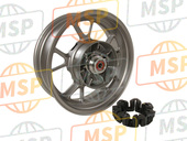 410730091795, WHEEL-ASSY,Rr,M.F.P.Silv ZG140, Kawasaki