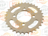 420410006, SPROCKET-HUB, 33T, Kawasaki