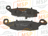 430820110, PAD-ASSY-BRAKE, Kawasaki, 2