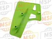 4908950166W, SHROUD-ENGINE, Rh, L. Green, Kawasaki, 2
