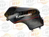 510025167H8, Benzintank Schwarz, Kawasaki, 2