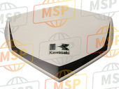 550225048266, COVER-HEAD Lamp, Upp, B.Whi, Kawasaki, 1