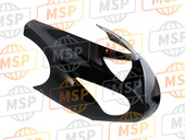 550280065H8, Cowling,Upp,Ebony ZX1000D6F, Kawasaki, 3