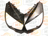 550280507660, Cowling,Upp,M.S.Black, Kawasaki