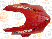 550285183B1, Cowling, Lwr, F. Red, Kawasaki, 4