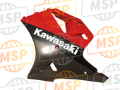 550485174EJ, Flanc Carenage Rge Zx, Kawasaki