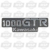 560181868, Schriftzug "1000 Gtr", Kawasaki