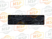 560530218, LABEL-SPECIFICATION,Tire&Load, Kawasaki