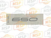 560542160, Mark, Tail Cover, 650 Silv., Kawasaki